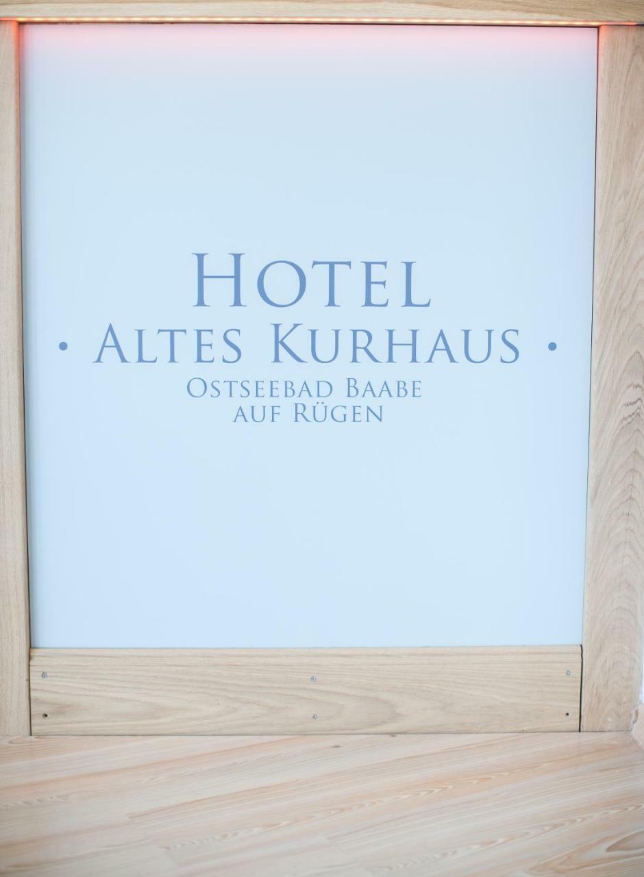 Hotel Altes Kurhaus Baabe Dış mekan fotoğraf